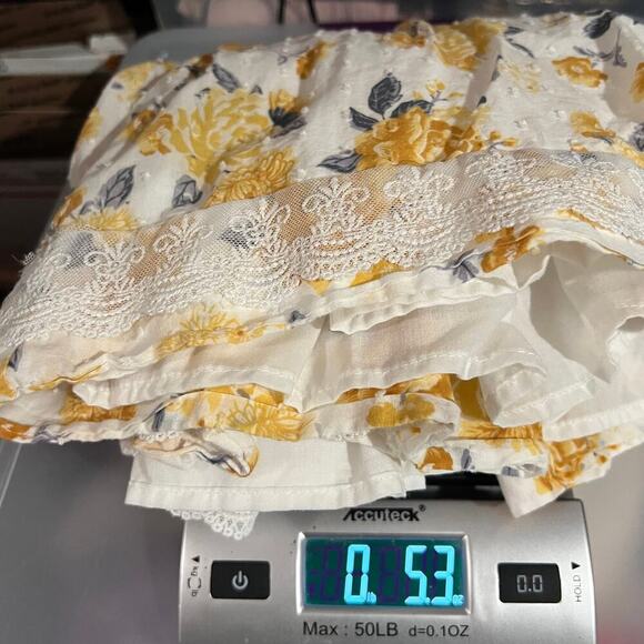 Tahari Sleeveless Yellow Lined Floral Toddler Girl Boho Dress - 3T - Picture 7 of 7